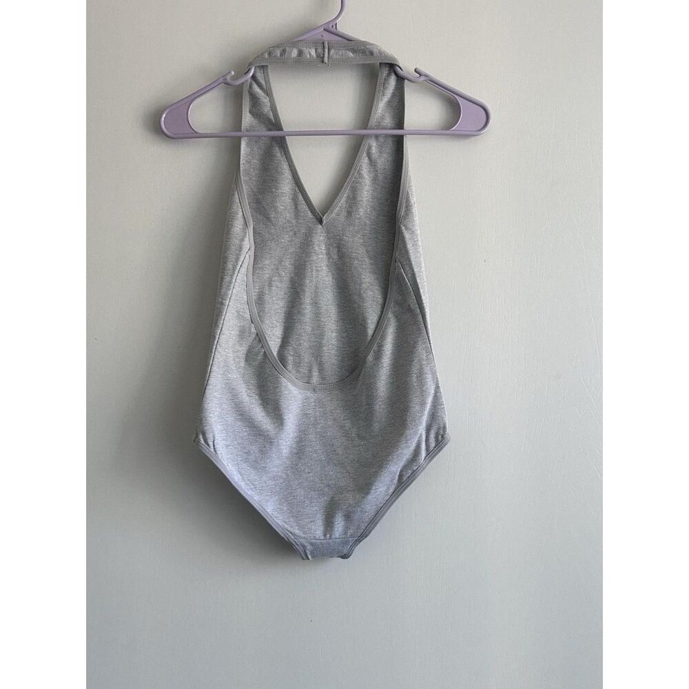 American-apparel Women's Grey Bodysuit